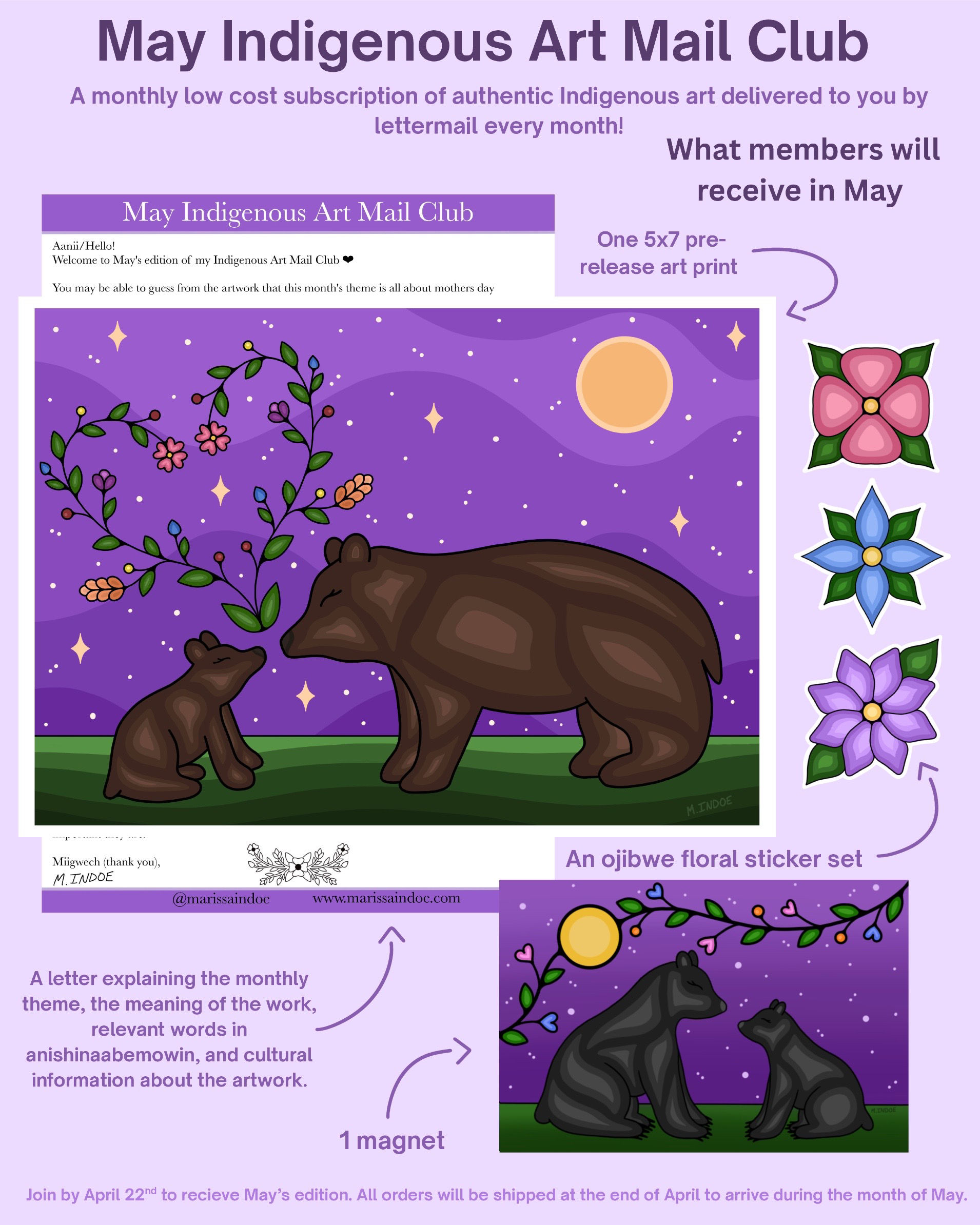 Indigenous Art Mail Club!