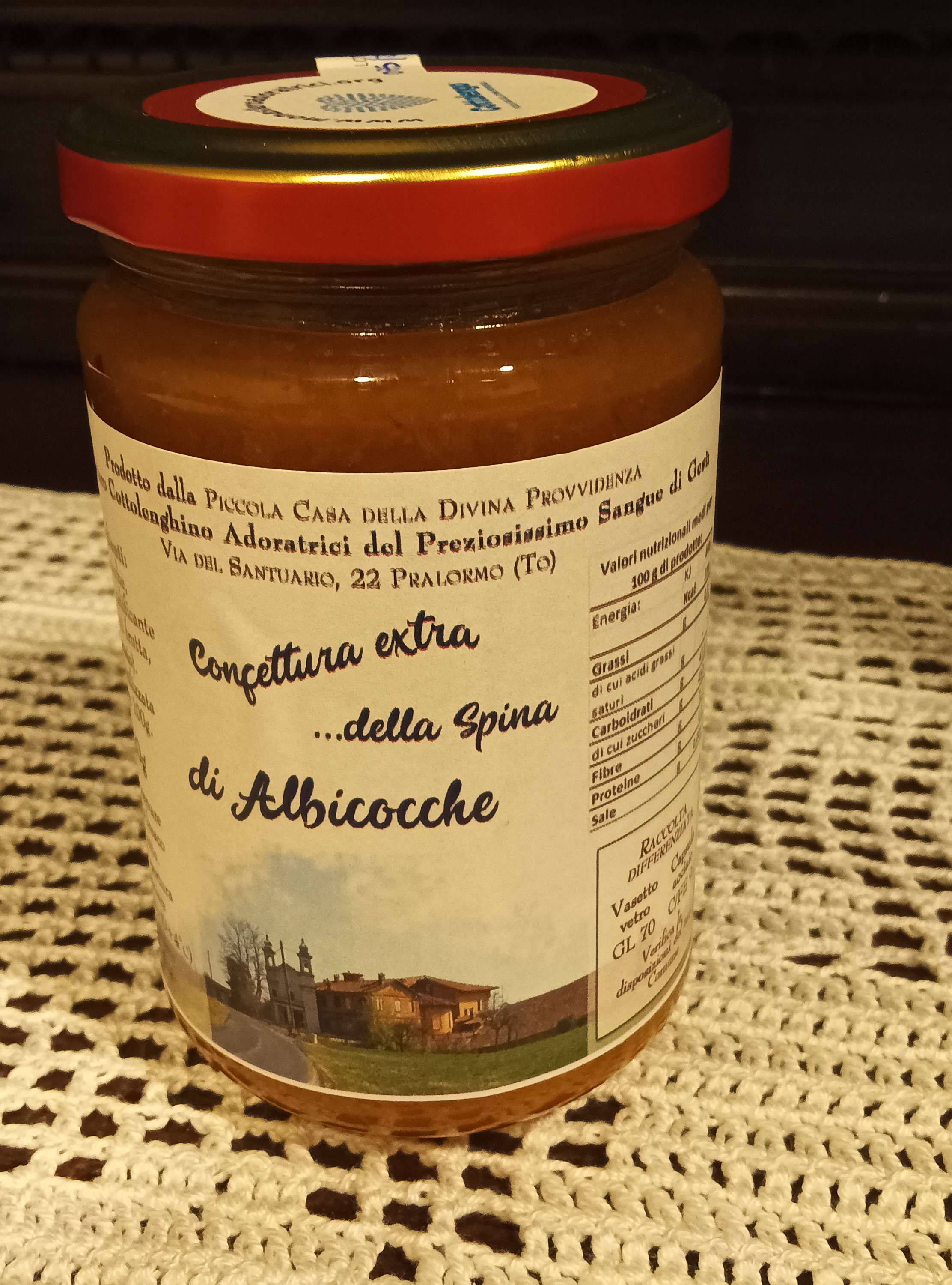 Confettura extra di Albicocche gr 320