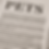 Close-up of a newspaper page titled "PETS," discussing pet ownership, health, and care. Text is in black on an off-white background.