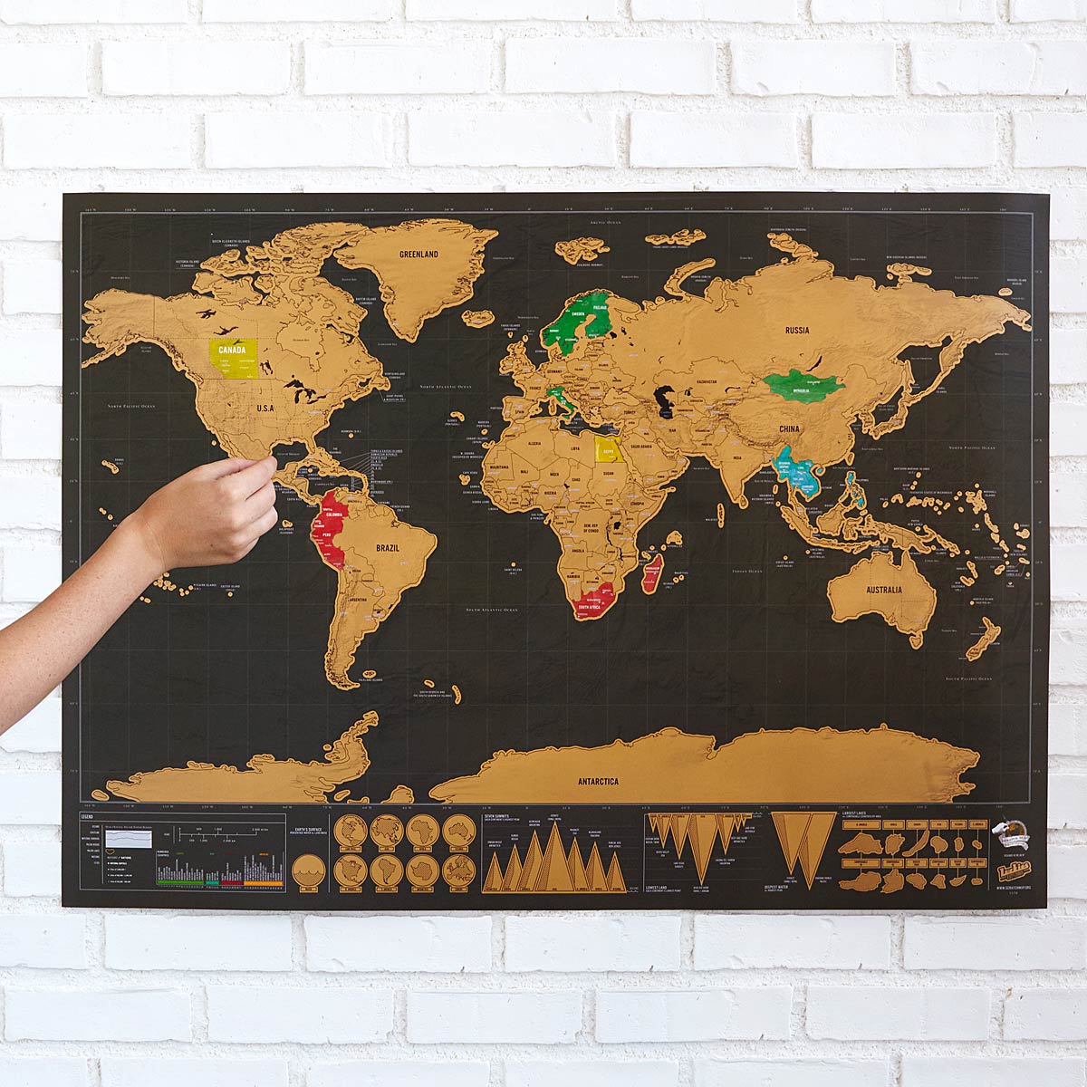 World Map You Can Scratch Off Home | Topfarer