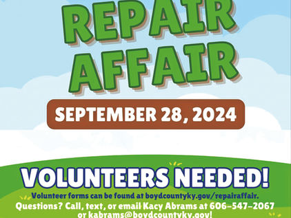 Boyd County Repair Affair Is Seeking Volunteers