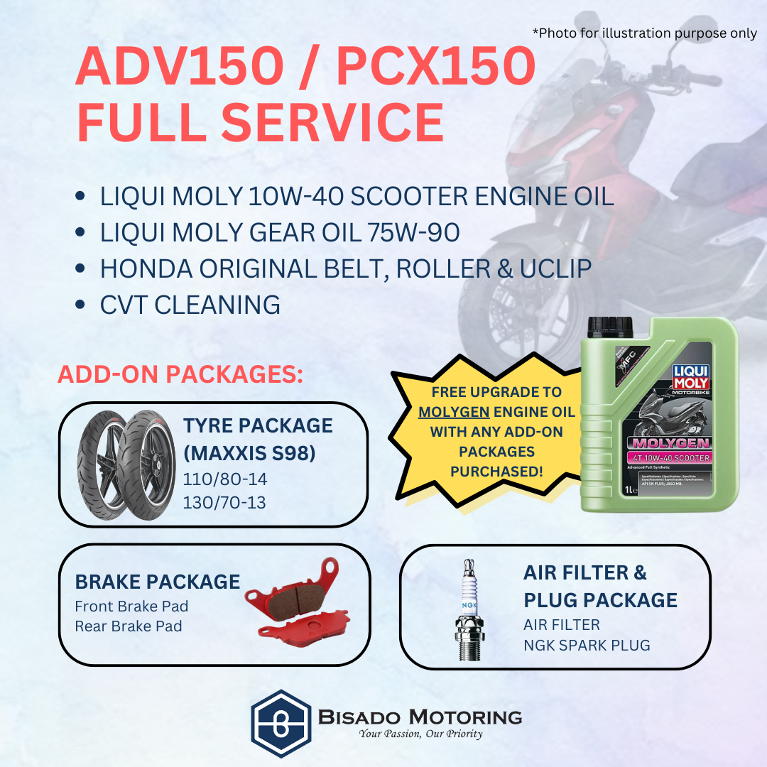 HONDA ADV150/PCX150 Full Servicing Package