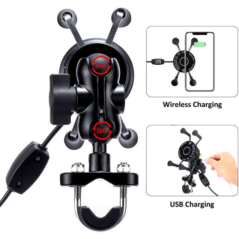 Thumbnail: Motorcycle Universal Wireless Phone Holder