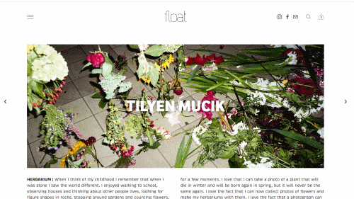 Float Photo magazine, May 2018 | Herbarium, portfolio