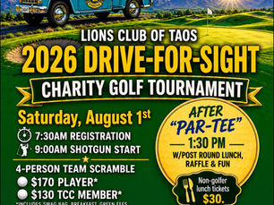 Taos Lions Drive for Sight Golf Tournament