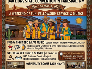 D40 Convention in Carlsbad Bring your plaid and cowboy attire!