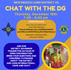 CHAT with the DG on December 18th from 7 - 8 pm  