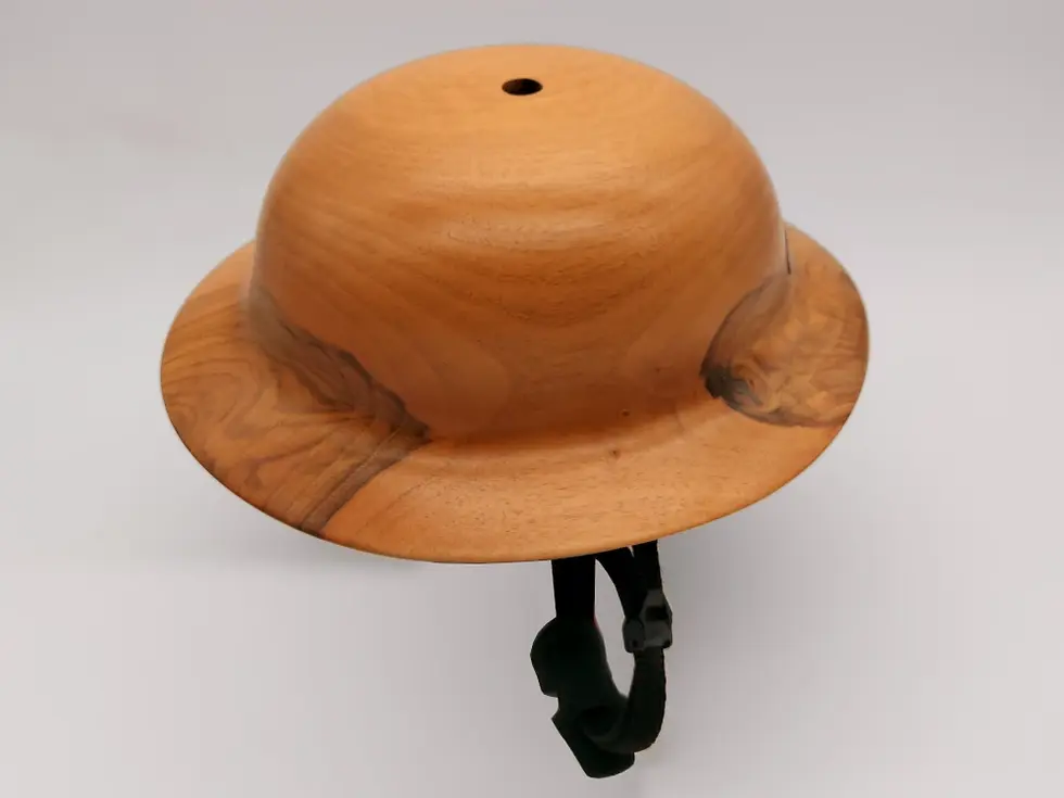 Sličica: Leseni Klobuk Motoristična Čelada