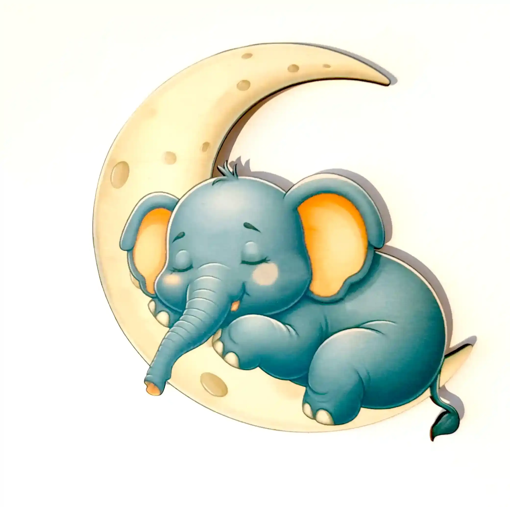 otroška stenska lučka z različnimi motivi - slonček