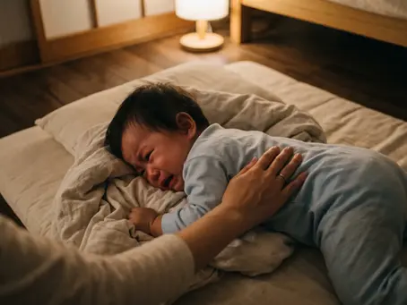 急に夜泣きが始まった1歳の赤ちゃん