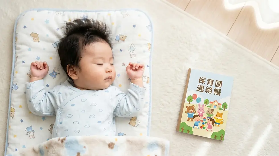 0歳の赤ちゃんと保育園の連絡帳