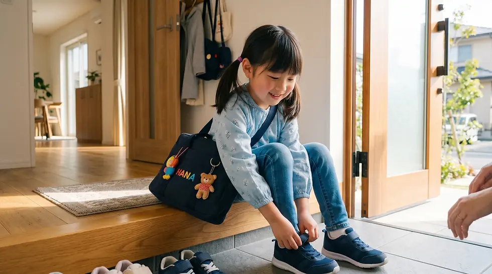 送迎なしで近所の習い事に通う子供