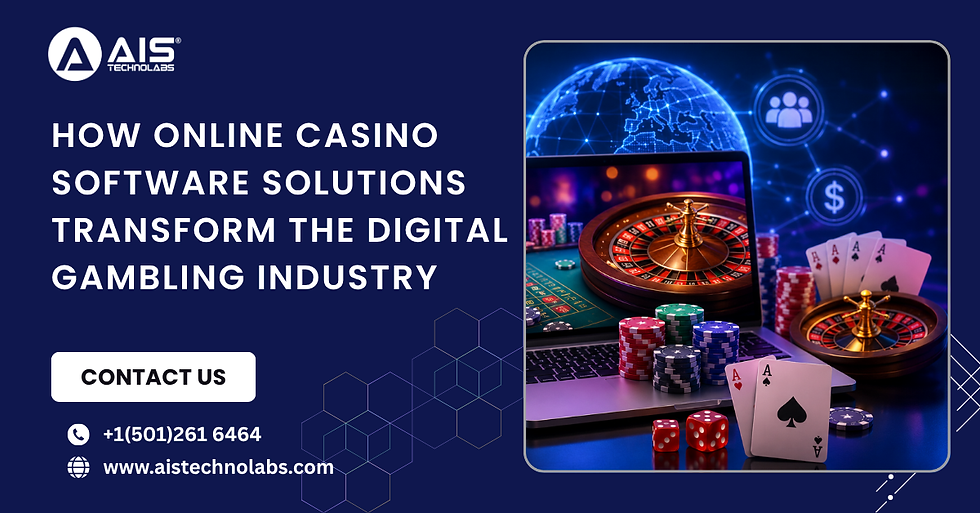 how online casino software solutions transform the digital gambling industry