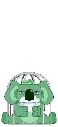 Green Koala Animation - Goodbye Home.gif