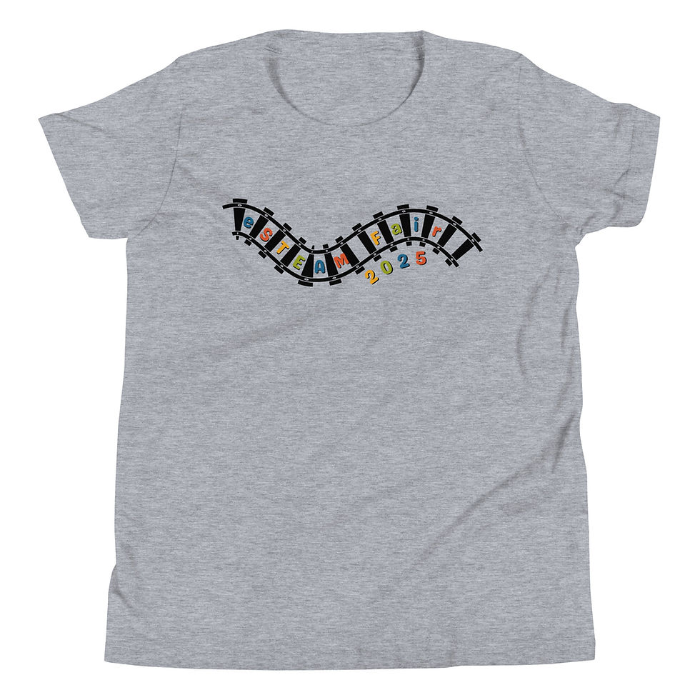 Thumbnail: Youth Short Sleeve T-Shirt - eSTEAM (Gray)