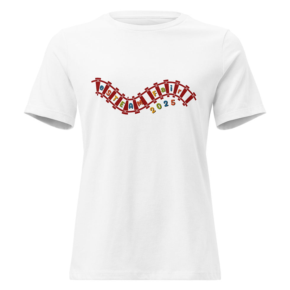 Thumbnail: Women's Relaxed T-Shirt - eSTEAM (White)