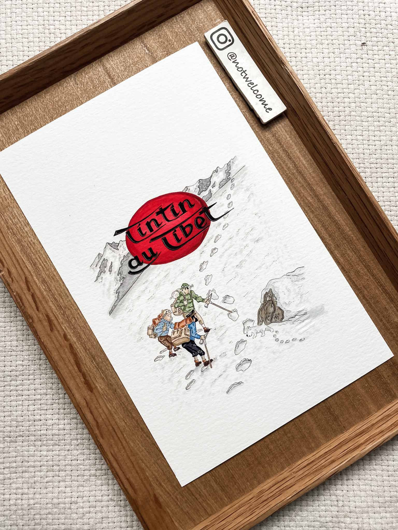 Print | Tintin au Tibet