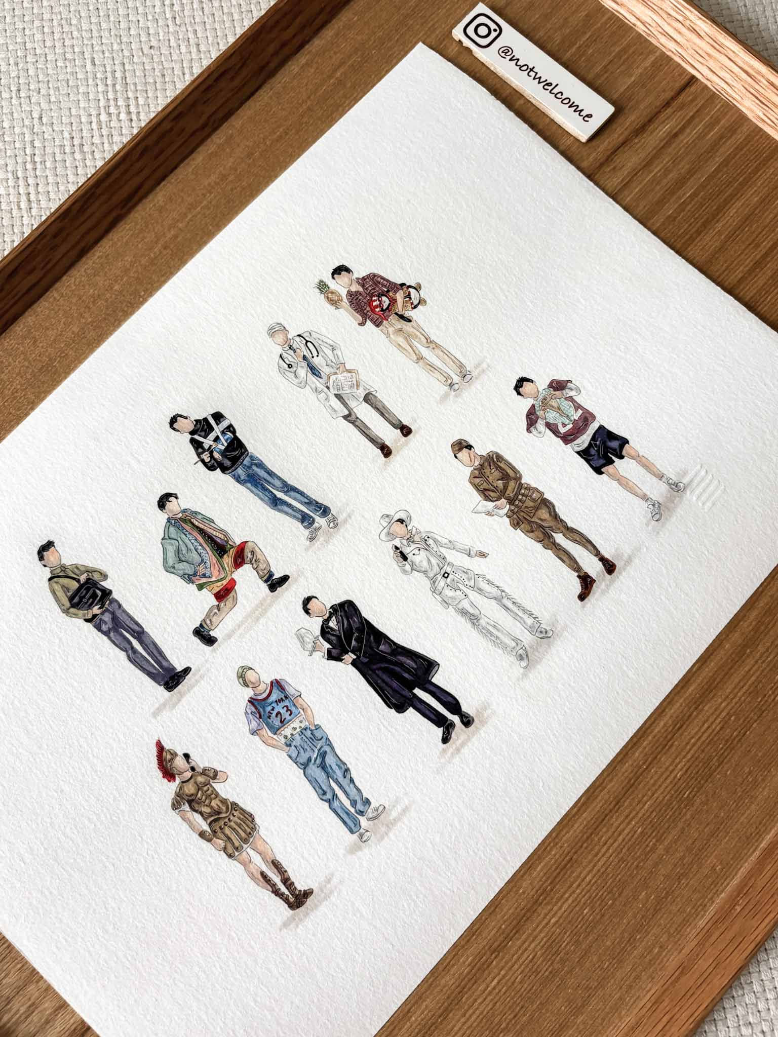 Print | Joey Tribbiani