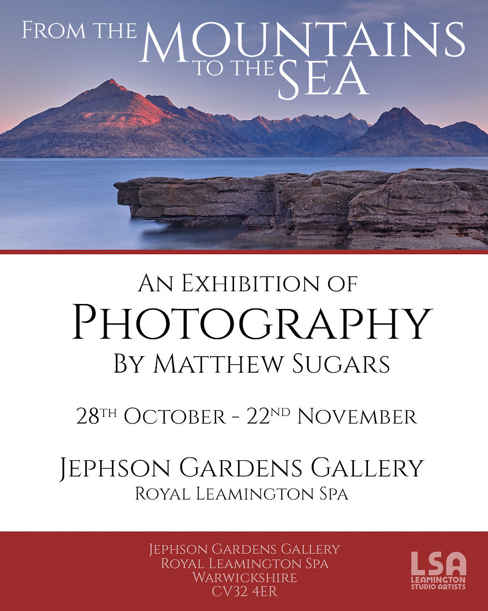 New Exhibition of Landscape Photography at Jephson Gardens Gallery in Leamington Spa