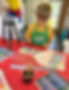 Kid painting at Colorz Kidz