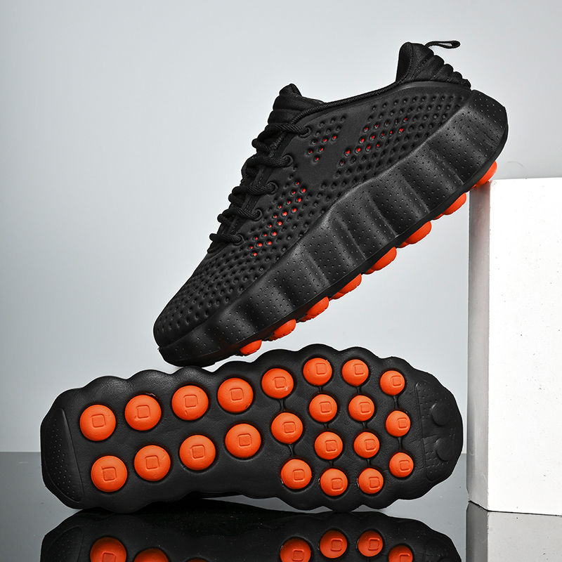 Brand Men Casual Shoes Thick Sole Soft Fashion Sneakers Summer Breathable Male W