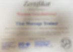 Zertifikat zum Thai Massage Trainer