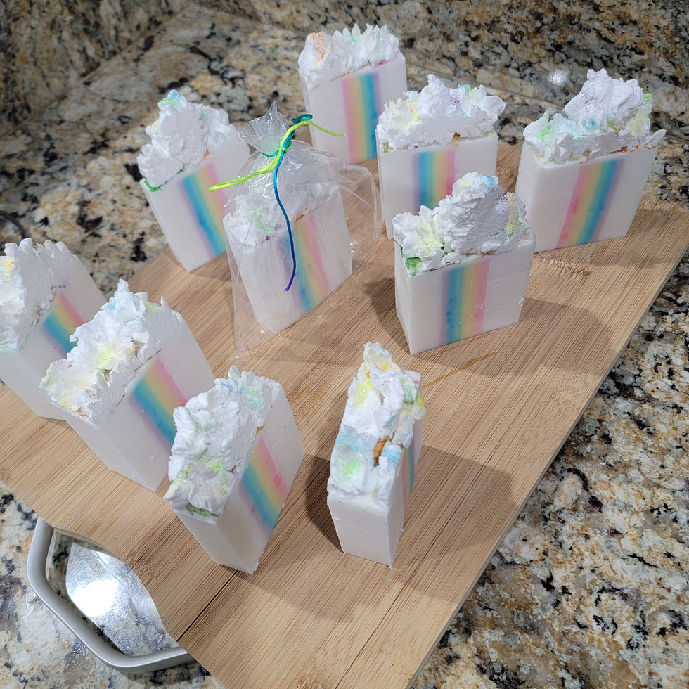 Thumbnail: Magical Unicorn Dew-Doo Body Soap- Cotton Candy Scented - Nourishing Bath Shower