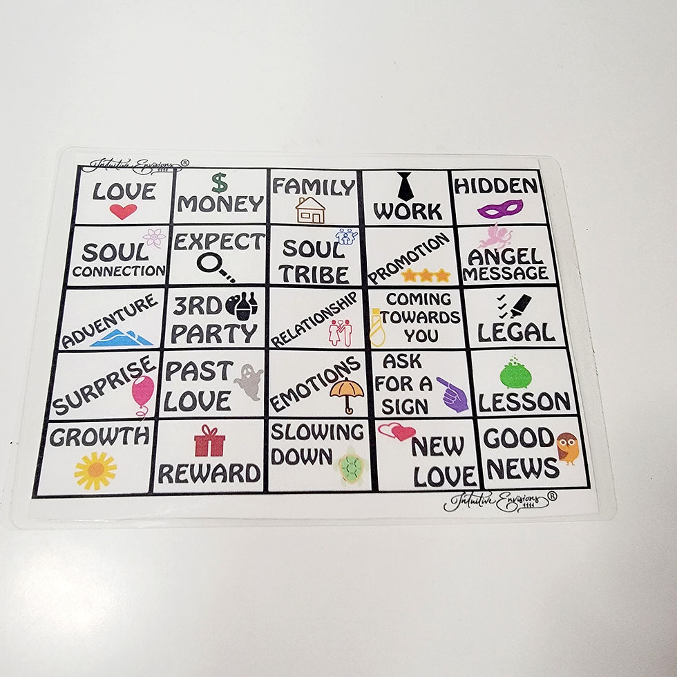 Thumbnail: Intuitive Envisions 1111  Charm Kit - Use With Tarot or Oracle Cards & Intuitive