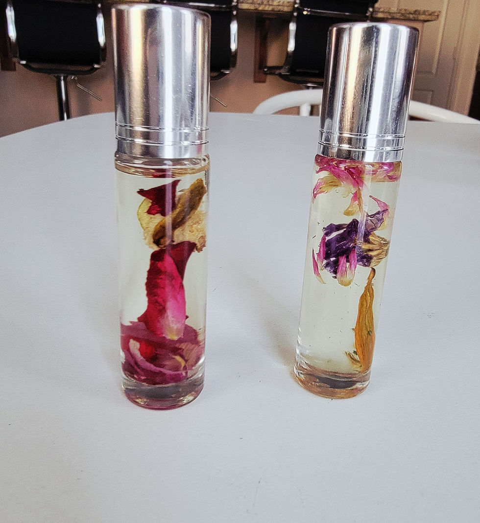 Thumbnail: Scented Perfume Oils Pure Natural Organic Ingredients Infused Flowers