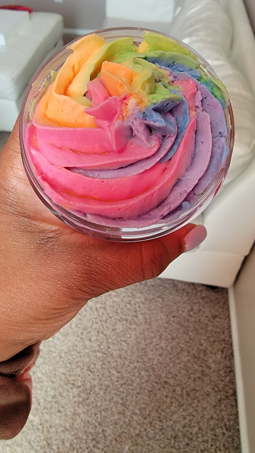 Thumbnail: Magical Unicorn Rainbow Dew-Doo Whipped Body Butter Pink Cotton Candy Scent 