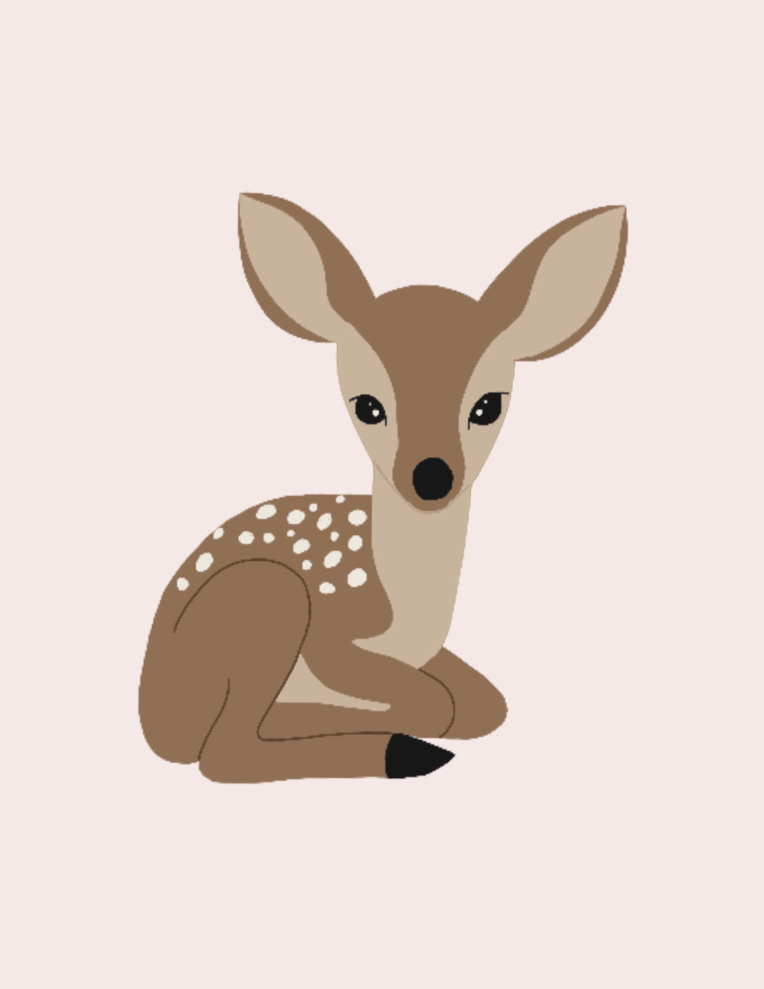 STL Baby Deer- 4"