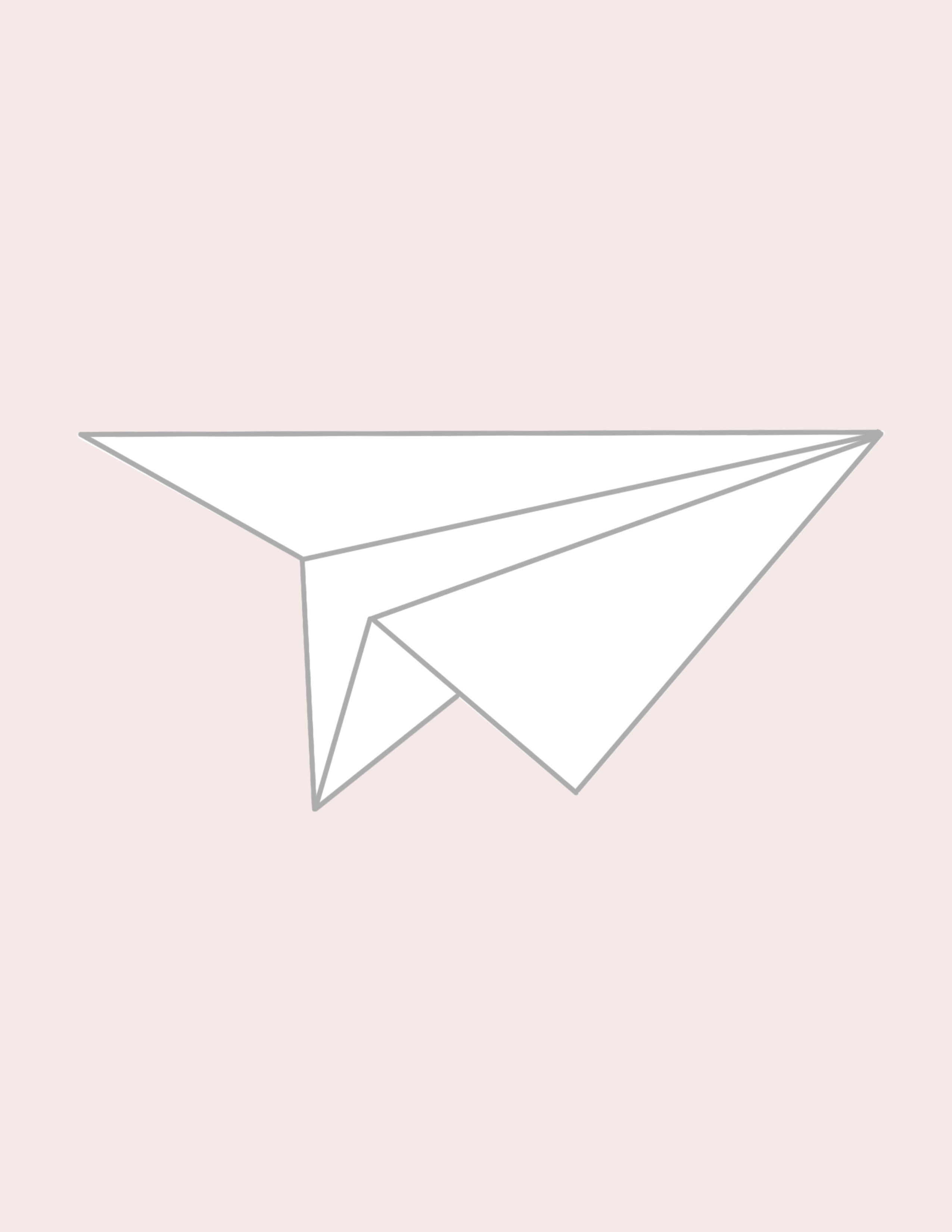 STL Paper Airplane- 5.25"