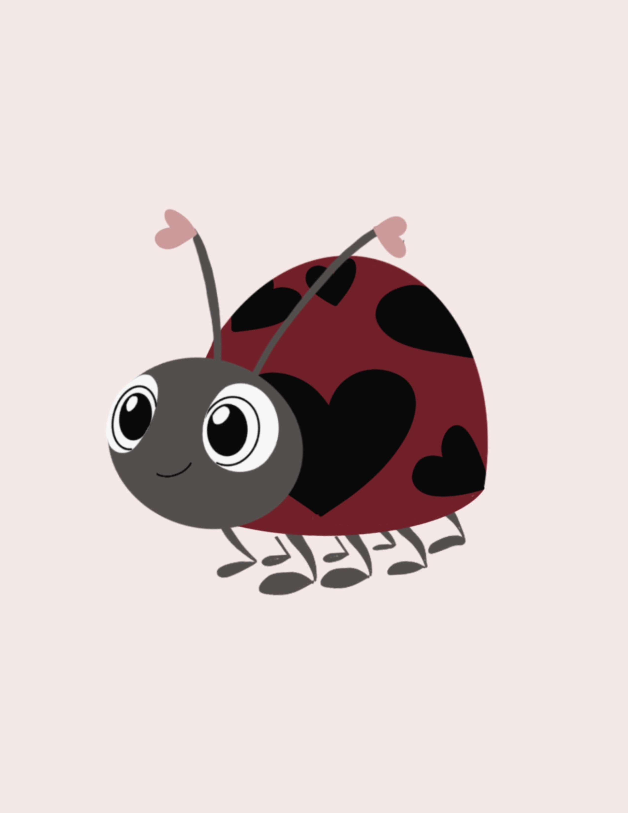 STL Lady Bug- 3"