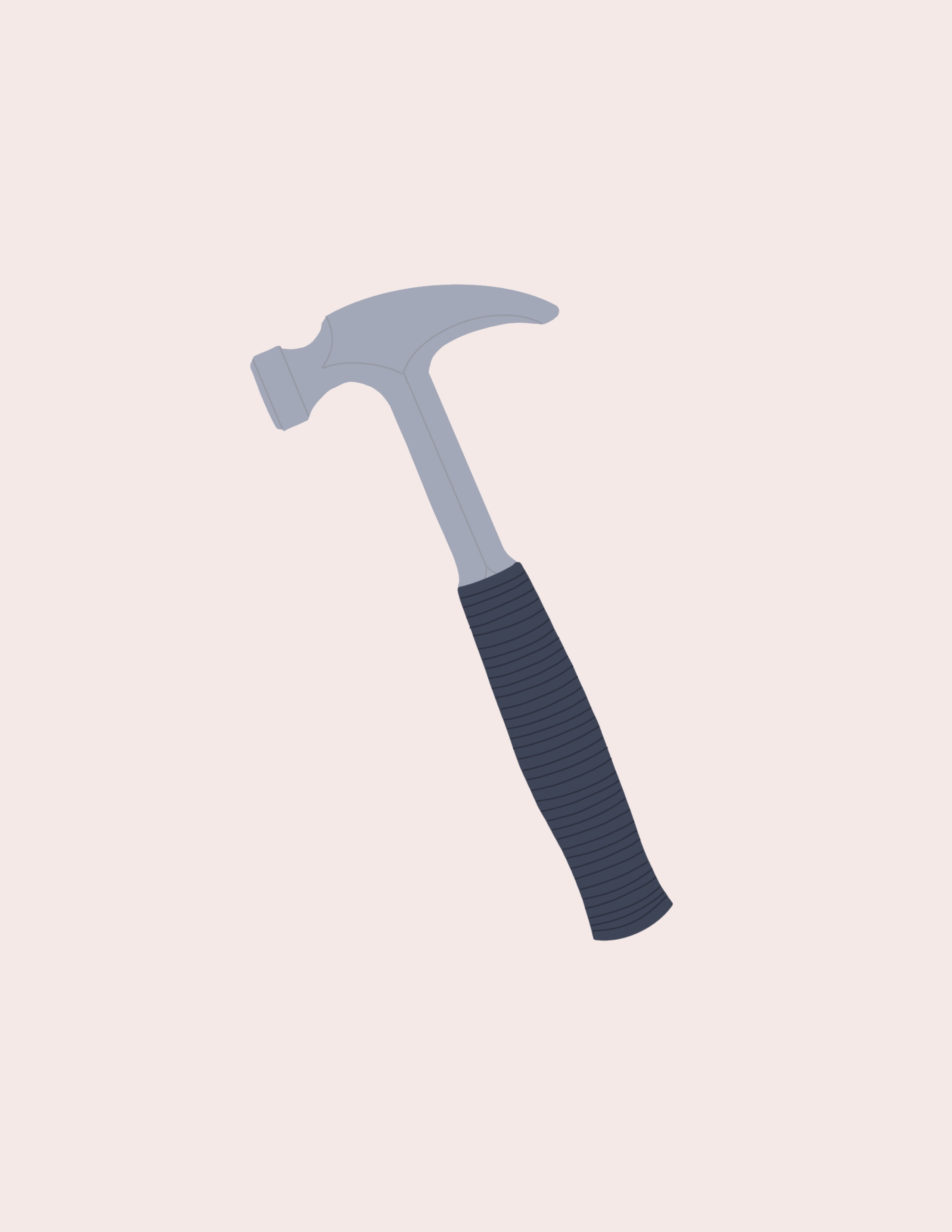 STL Tall Hammer- 6"