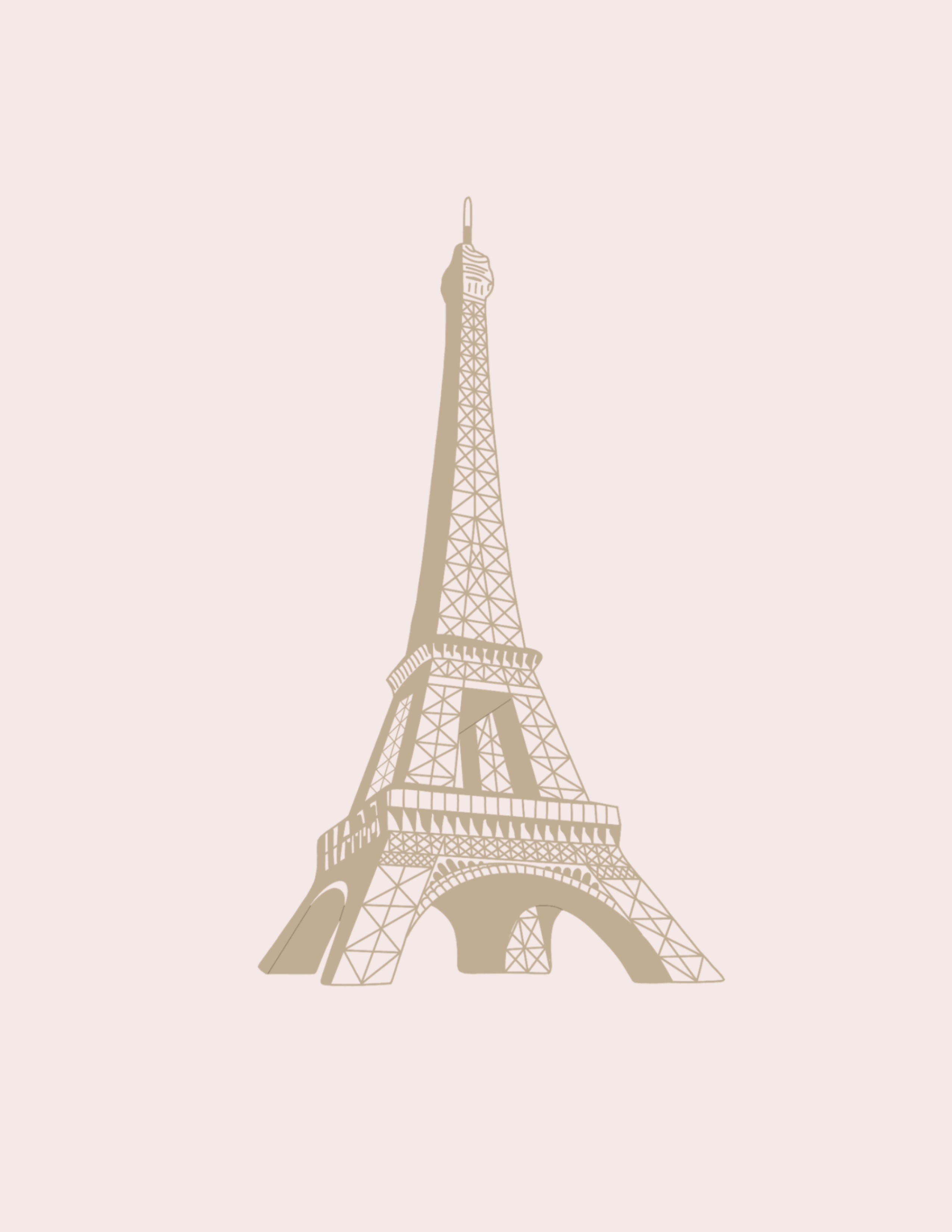 STL Eiffel Tower- 6"