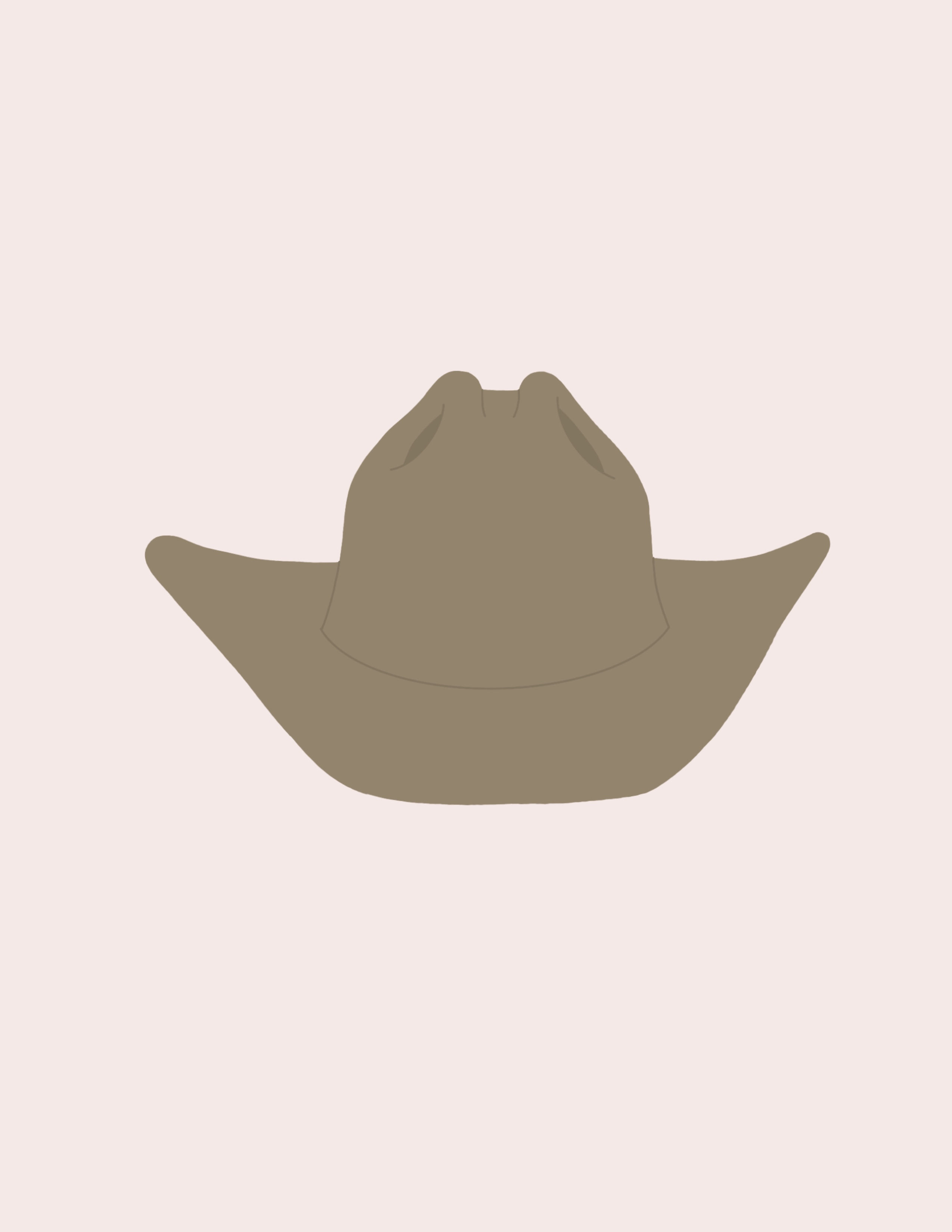 STL Cowboy Hat- 4.5"