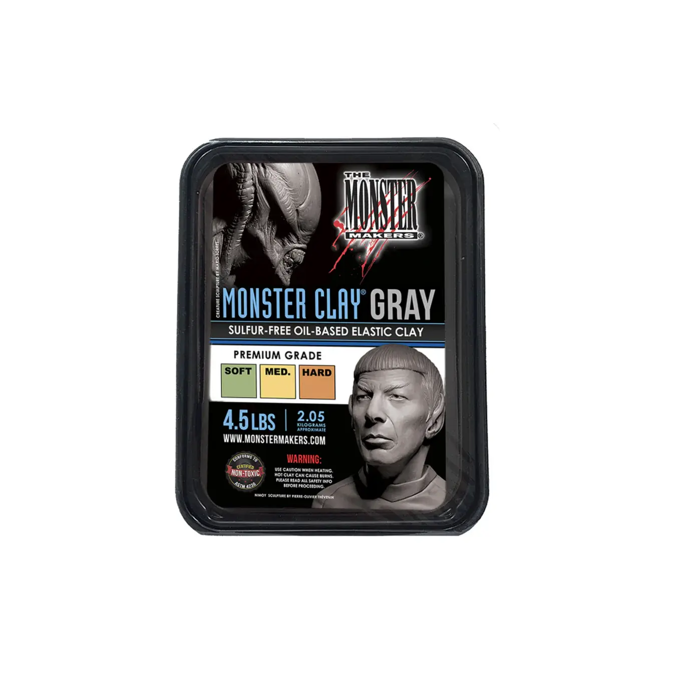 Monster Clay® Gray 2,05kg (4,5lb)