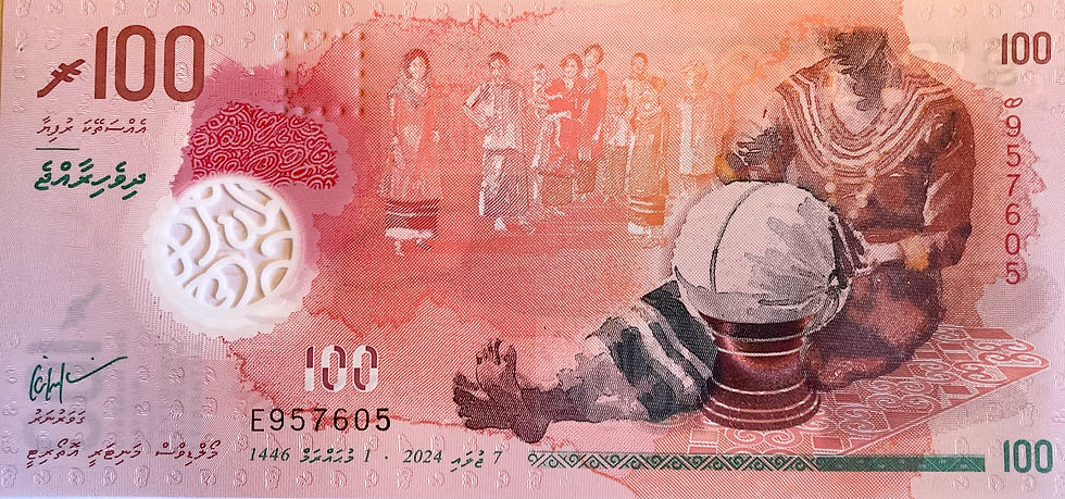 2024 100 RUFIYAA (NEW RUFIYAA SYMBOL)