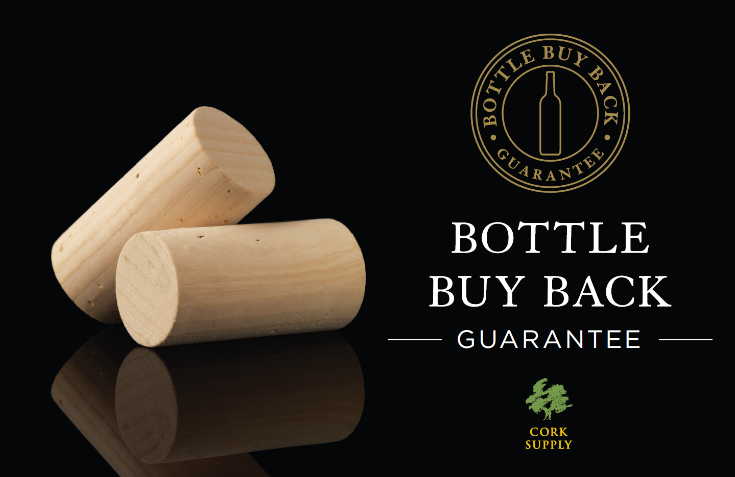 Cork Supply Portugal Bright Up פקקים לבקבוקי יין, בירה וכהילים