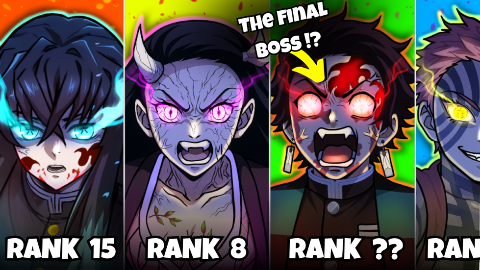 ALL # Strong Characters in Demon Slayer (Ranked) 2.2