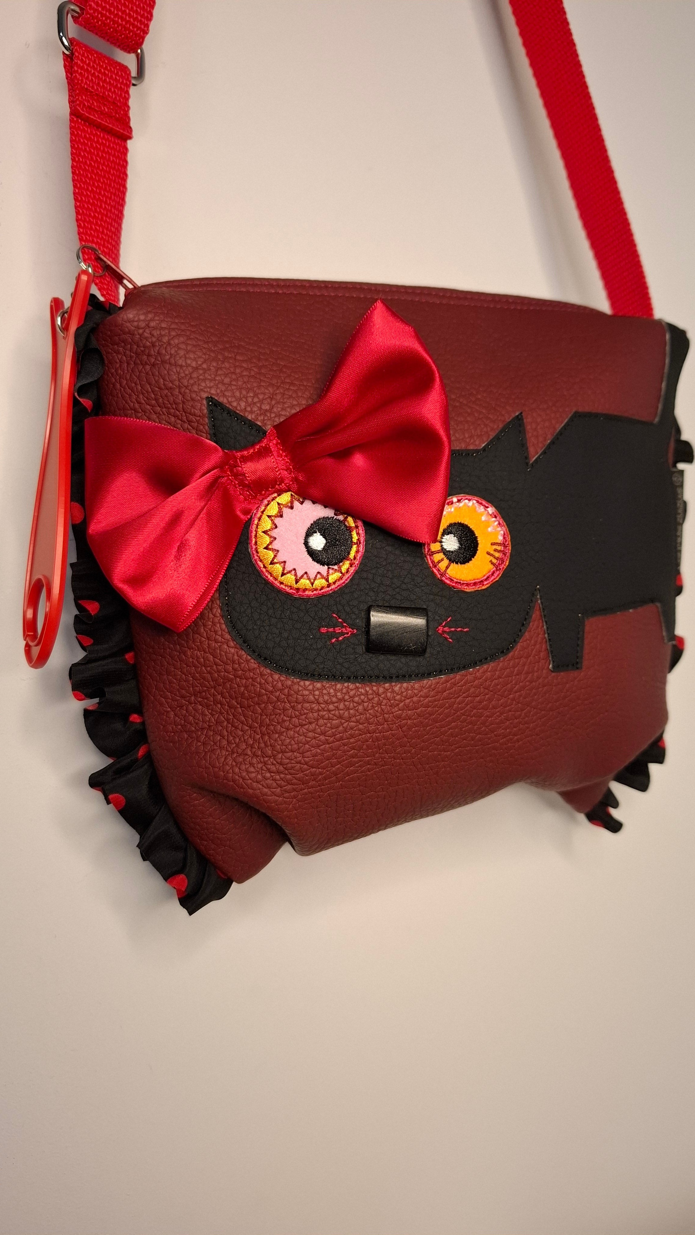 Sac à bandoulière petit chat coquet