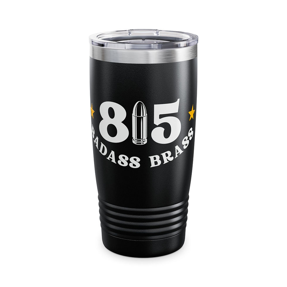 Thumbnail: Badass Brass 815 Bullet Tumbler — 20oz Insulated Travel Cup