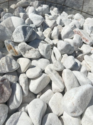 Tumbled White Marble | Rock n Roll Stone Supply