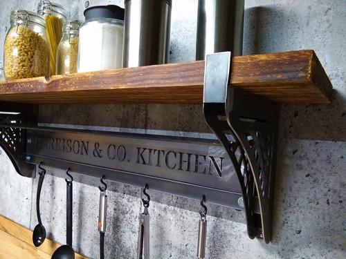 Custom Pot Racks Pot Rack and Shelf (Personalise with family name ) | Custom@it'sbest
