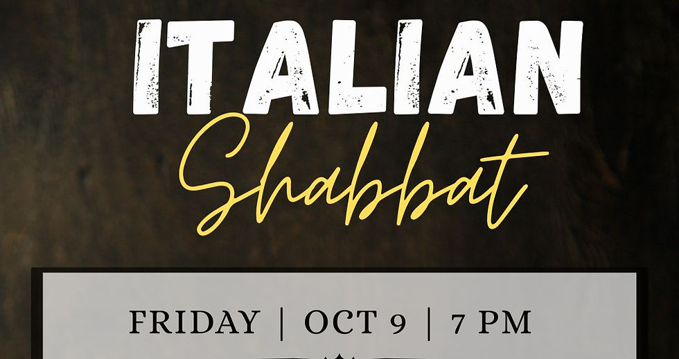 Italian Shabbat