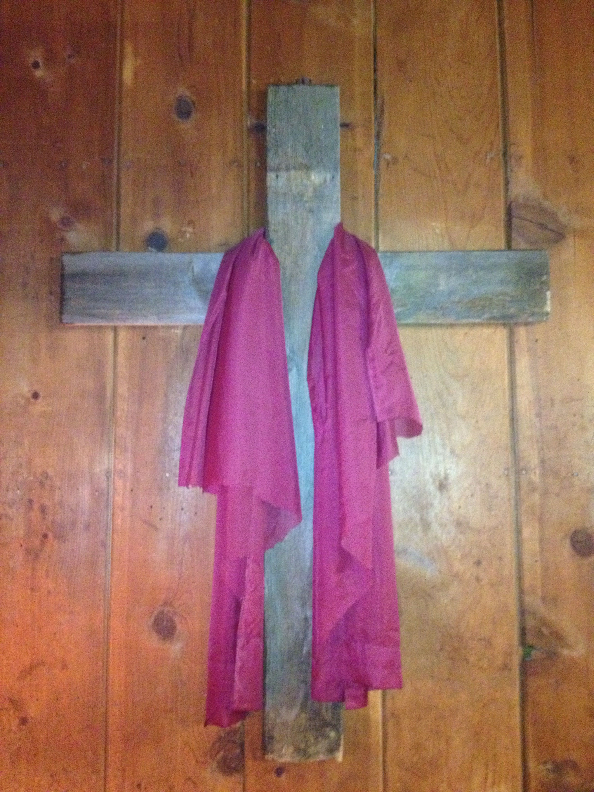 4' 7"  X 3' 4"  Hand made Rustic Cross