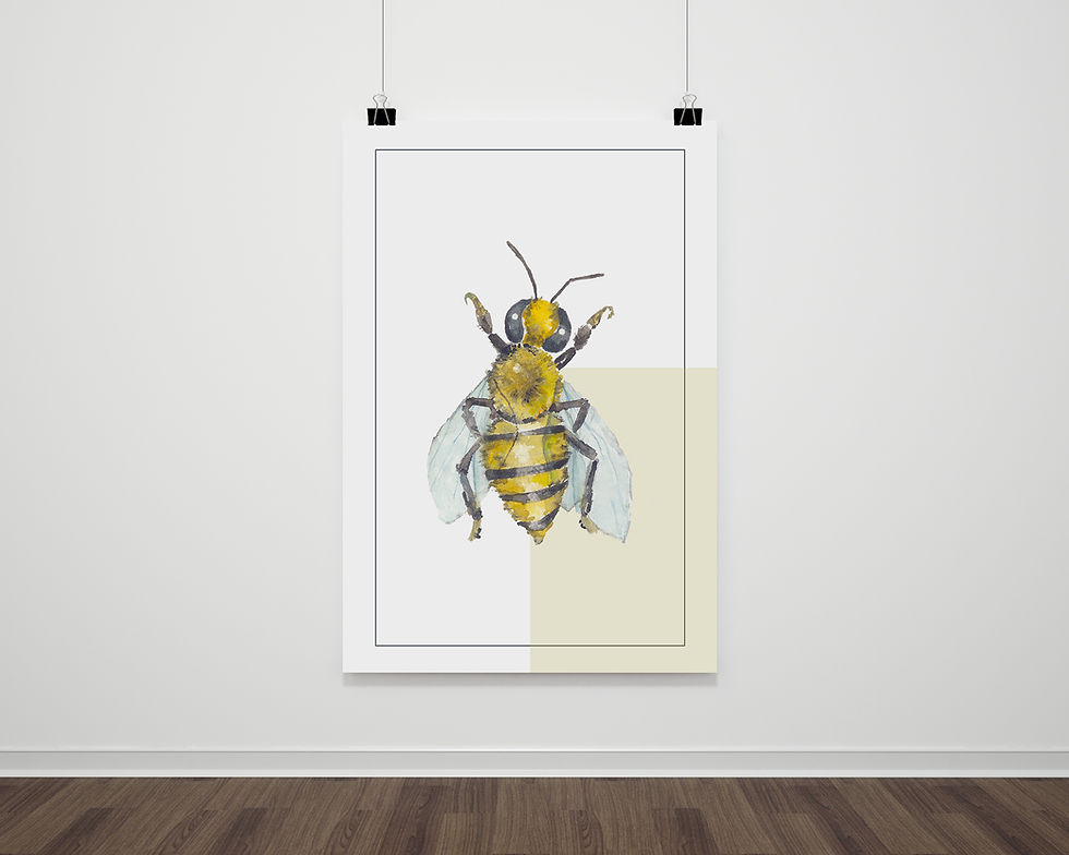 Miniatura: Lamina decorativa Abeja