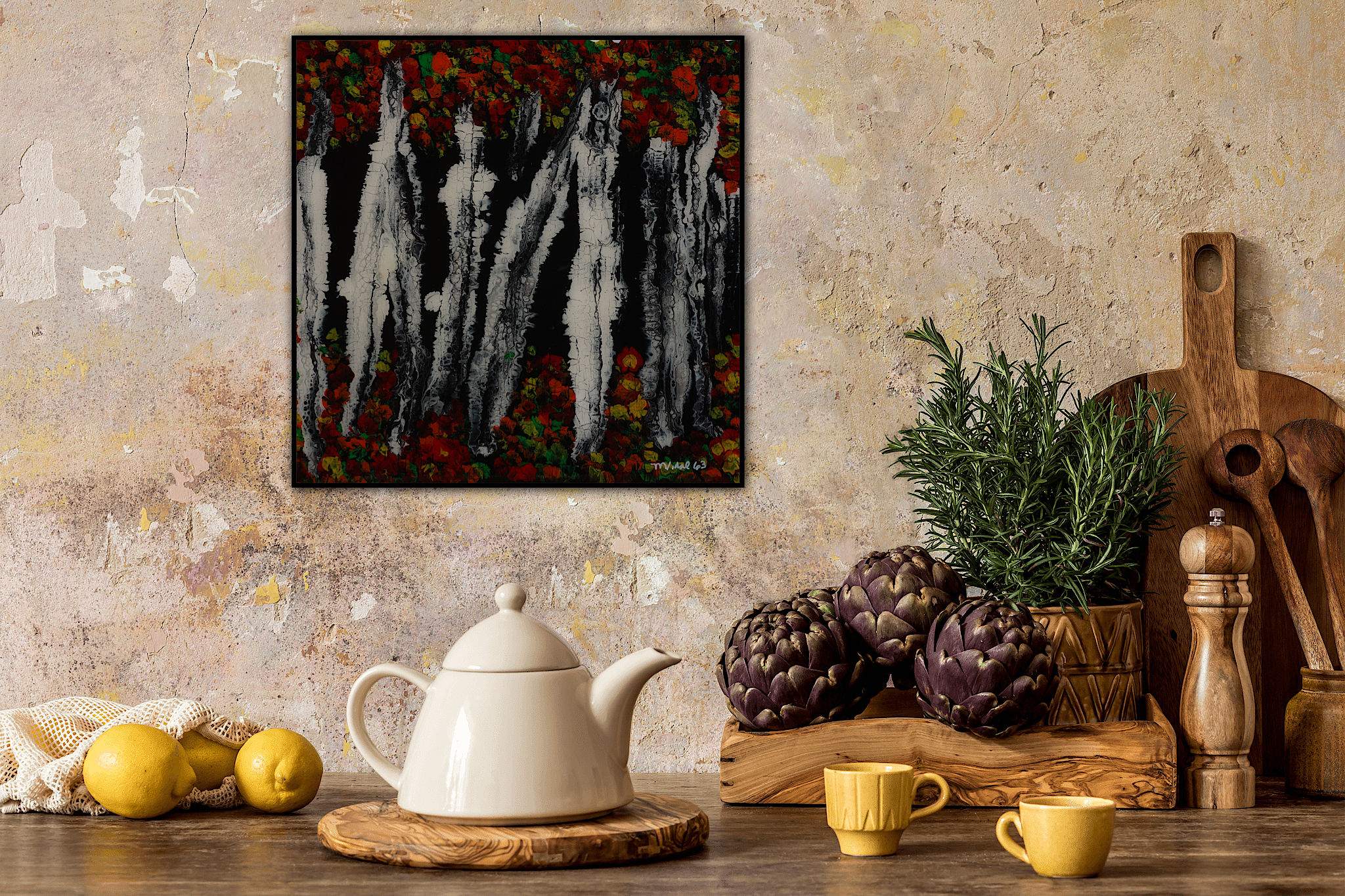 Autumn Woods at Midnight