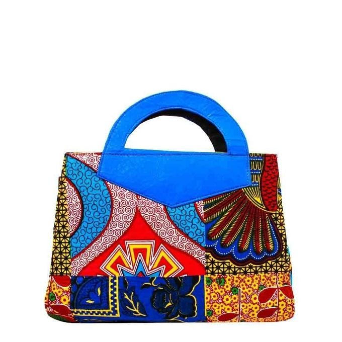Sac à Main En Pagne- couleur dominante bleu