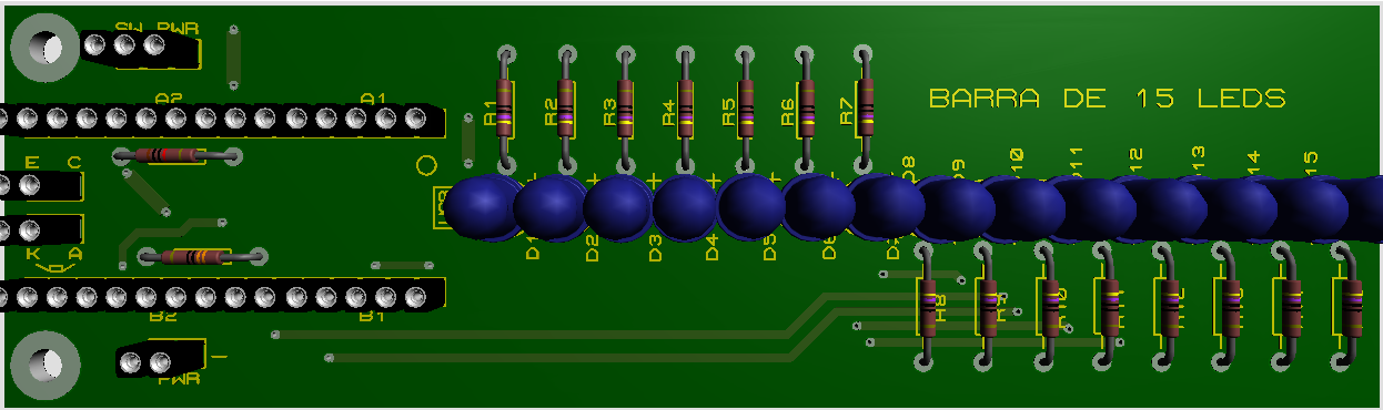 Placa de Holograma con Arduino Nano